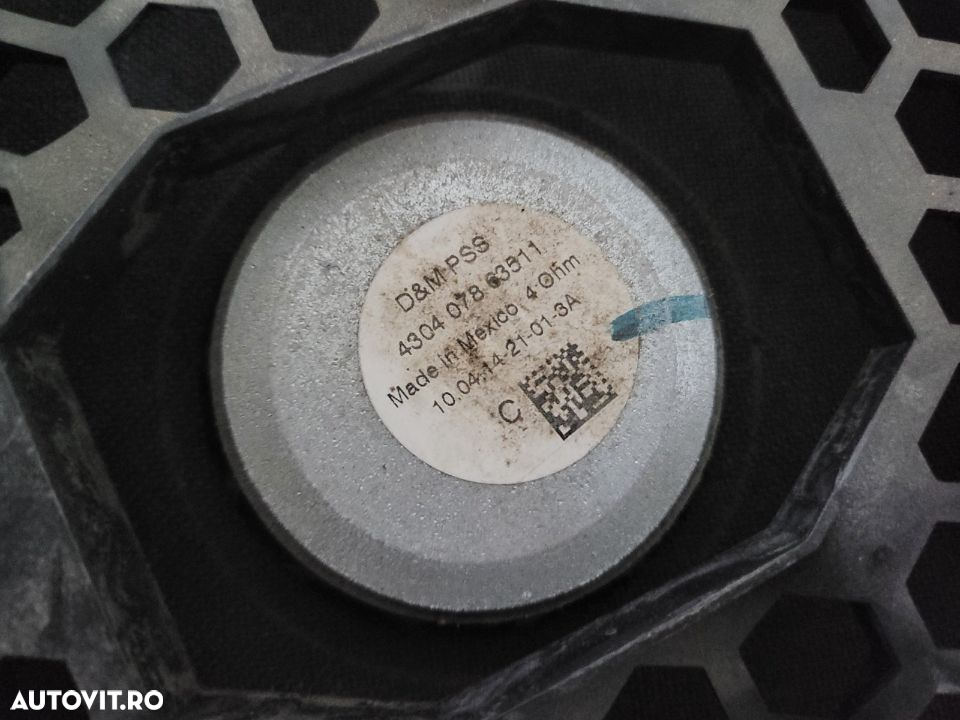 Boxa Difuzor Subwoofer Tub De Bass Bmw X3 X4 X5 X6 F01 F10 F11 F25 F26 F15 F16 Cod 9287756 - 7