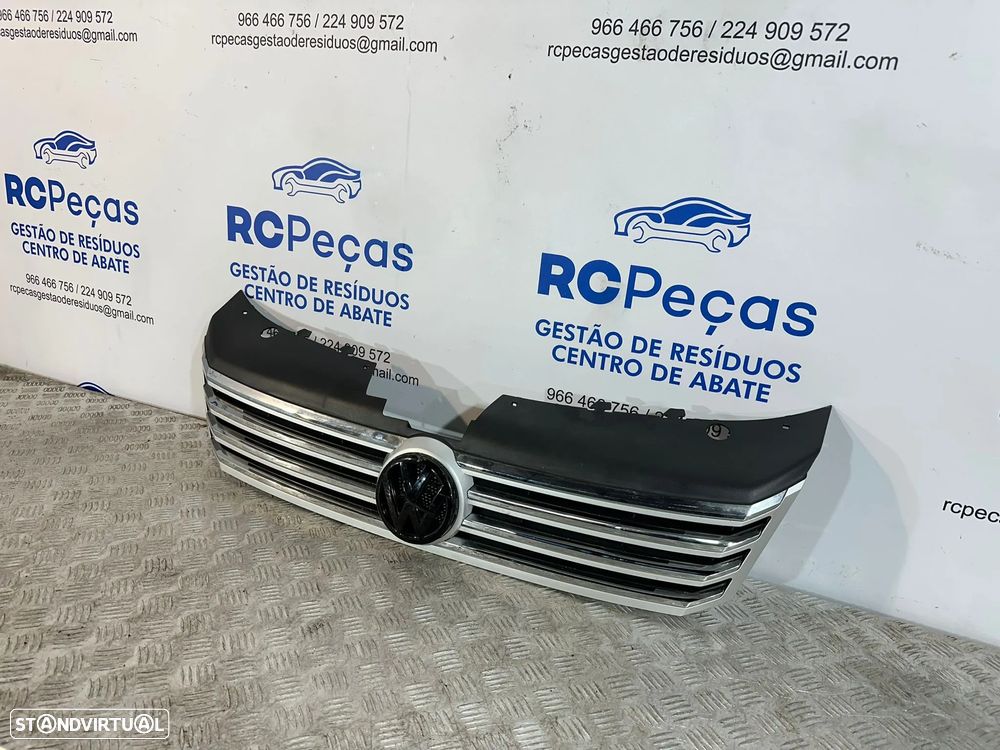 .Grelha Parachoques Frente Frontal Original VW Volkswagen Passat B7 2010 - 2015 - 3