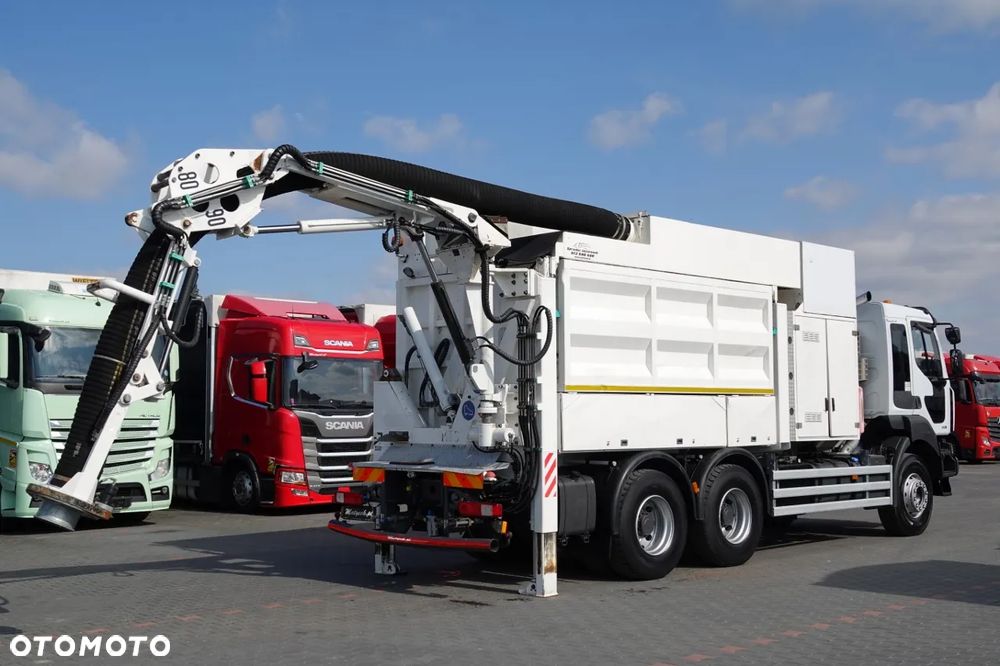 Renault KERAX 450 / 6x4 / KOPARKA SSAĄCA / MTS SAUGBAGGER 3A11T /ASENIZACYJNY / ŁADOWARKA PRÓŻNIOWA / WUKO / MŁOT / STEROWANIE RADIOWE - 21