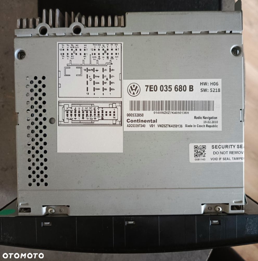VW SKODA-14 WERSIJ RADIOWYCH Nawigacja RNS 510  Polskie menu z mapami 8557+POI+KOD - 16