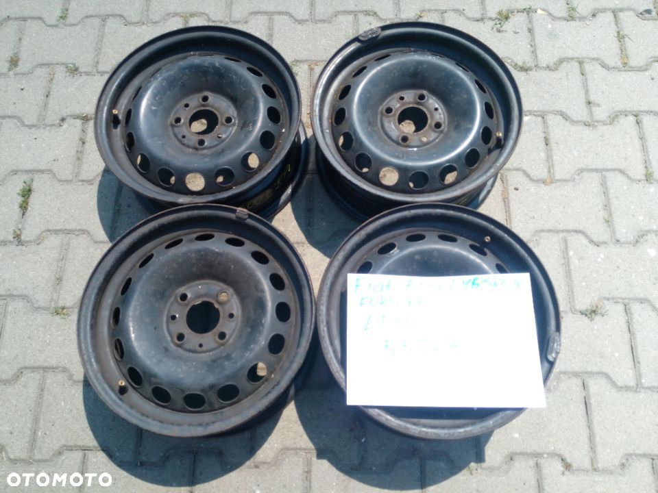 Fiat 500 Ford Ka felgi stalowe 14 5.5jx14 et35 - 1