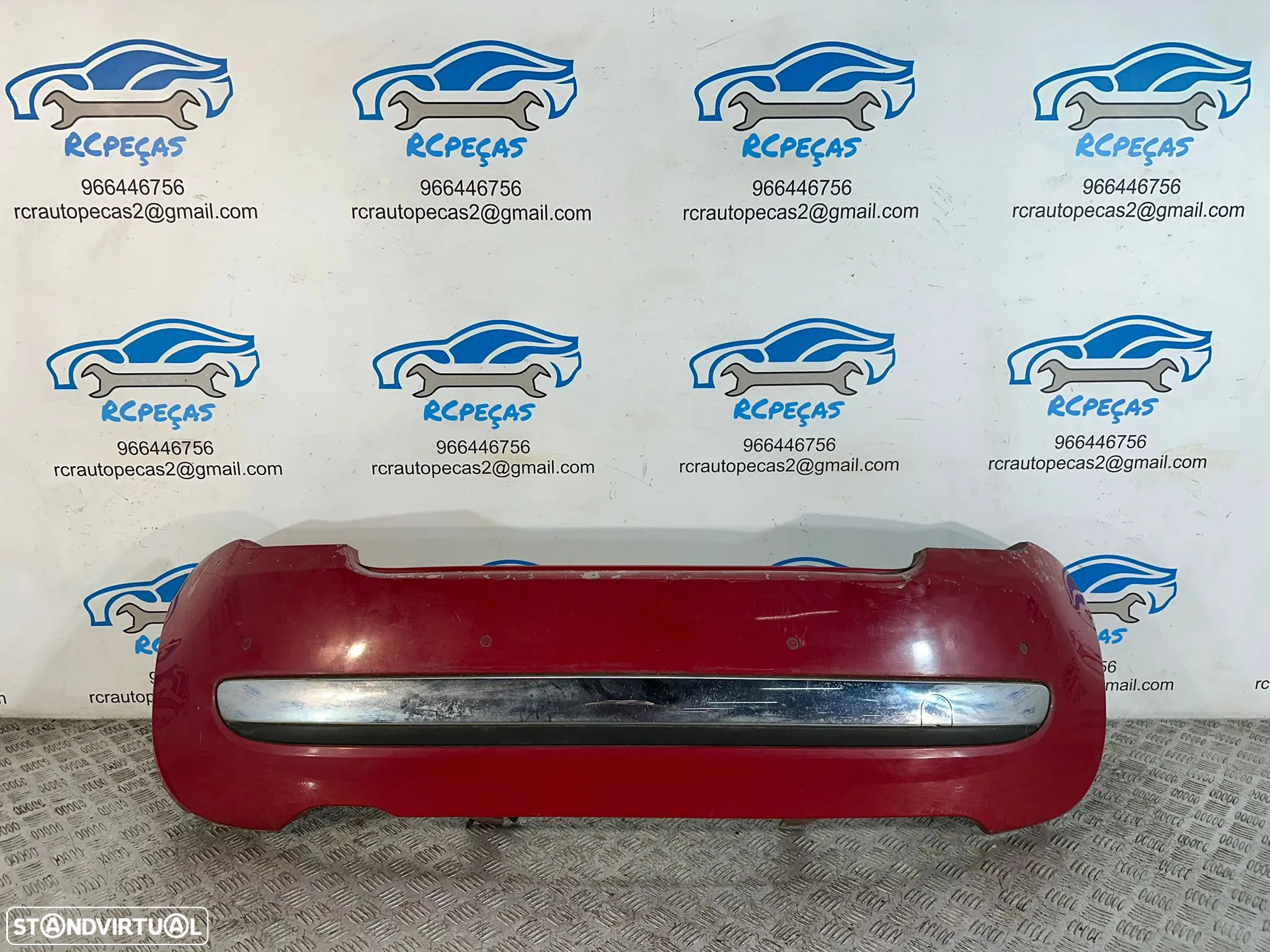 .Parachoques Tras Traseiro Original Fiat 500 312 2007 - Presente - 2