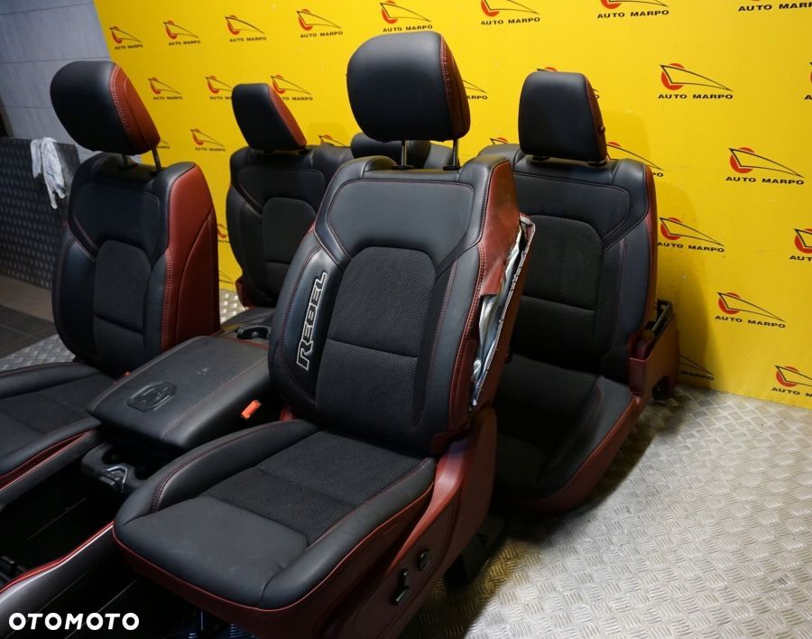 DODGE RAM 1500 REBEL 2022 - Fotel Fotele Kanapa Komplet Skóra Podłokietnik - 4