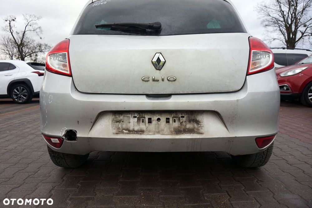 ZDERZAK TYLNY CLIO III PH2 LIFT 5D HB TED69  SREBRNY RENAULT 2009-2012 - 1