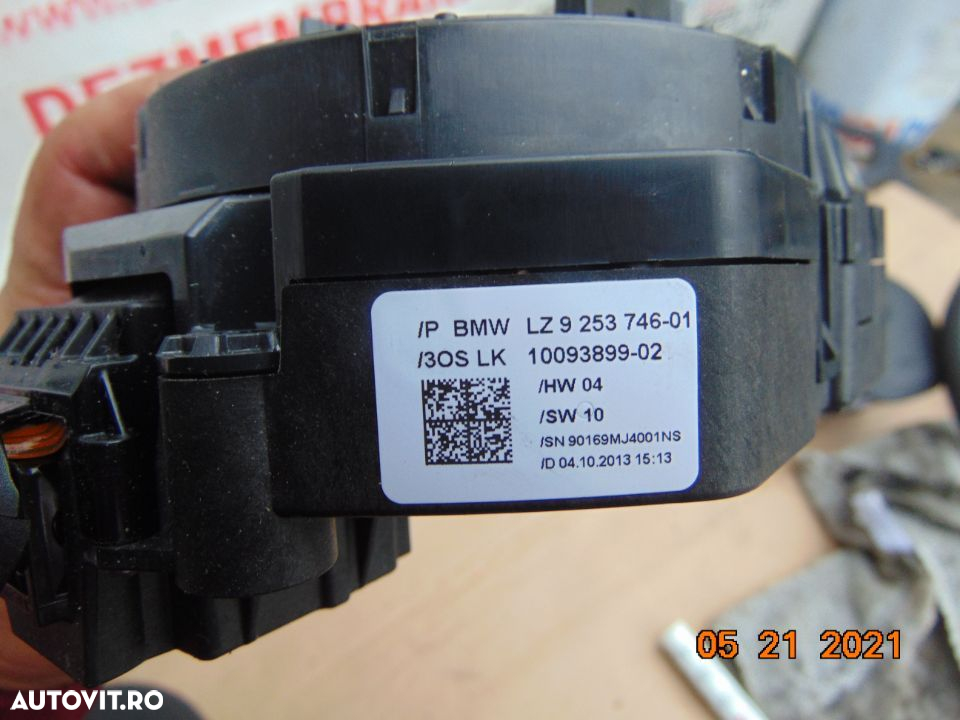 Bloc semnalizare BMW F30 F31 F32 F33 F34 manete semnalizare stergatoare spirala banda volan - 4