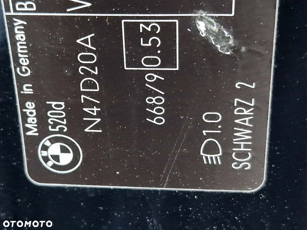 E61 lift N47D20A 668/9 SHWARZ 2 CAŁA NA CZĘŚCI - 7