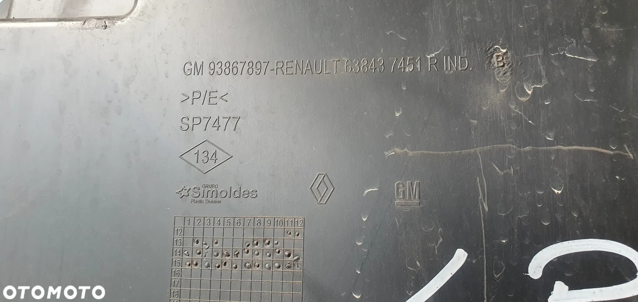 Nadkole lewy przód przednie lewe Opel Vivaro B Trafic III 93867897 638437451R - 7