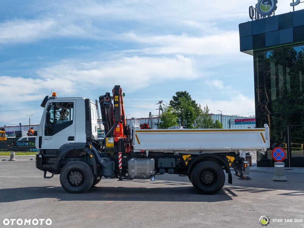 Iveco TRAKKER 450 4x4 Palfinger PK 18002 EH HDS Żuraw Wywrotka Rotator - 11