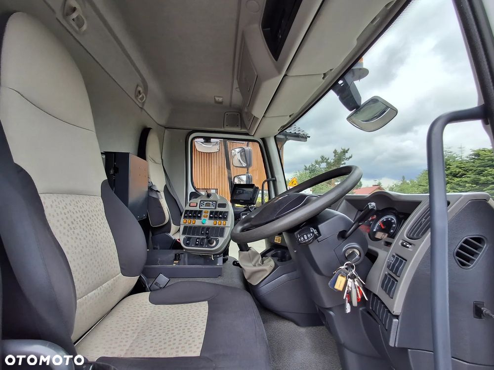 Renault Midlum 220 DXI Zamiatarka SEMAT Zoeller Johnston Szczotki L/R Obie Strony 2013r Napęd Hydrostat 36 tyś Kilometrów 3132 Mth Euro 5 Rura Do Liści Studzienek - 11
