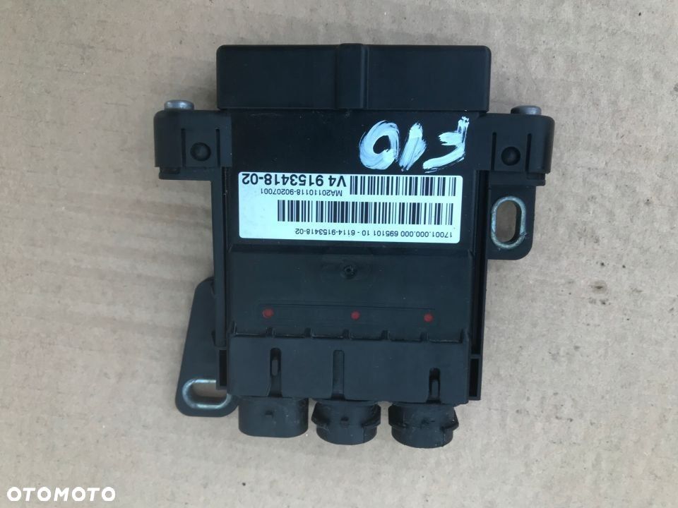 Moduł BMW F01 F02 F04 F07 F10 10--17r. przekaźnik wentylatorów sterownik rozdzielacz prądu 9153418 - 1