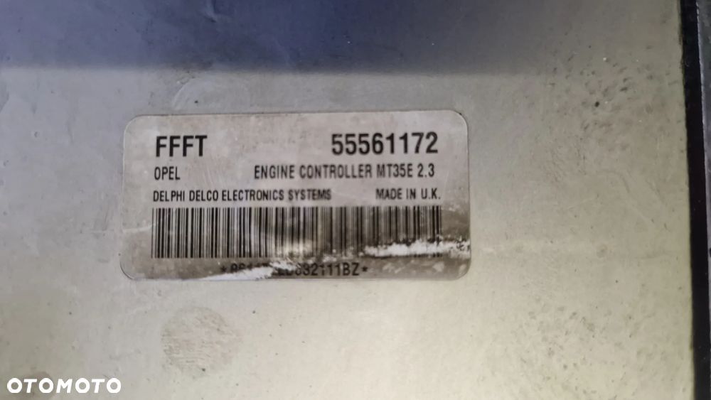 OPEL ASTRA H ZAFIRA B Z16XEP STEROWNIK SILNIKA 55561172 - 2