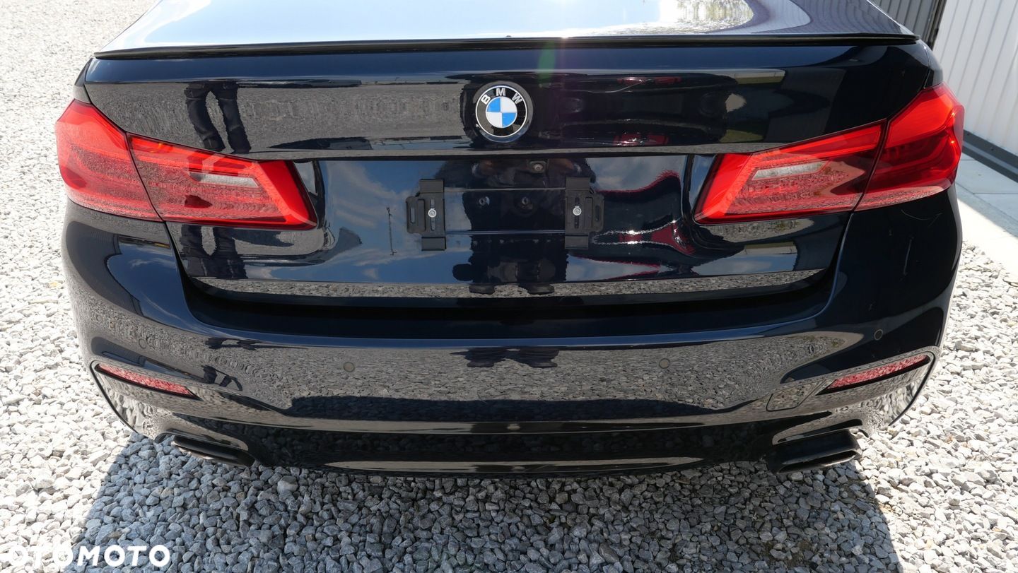 ZDERZAK TYŁ TYLNY BMW G30 MPAKIET 6X PDC CARBONSCHWARZ 416 W KOLOR - 1