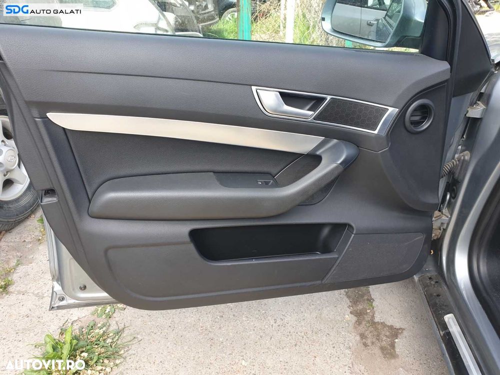Panou Tapiterie Fata Interioara Piele Usa Portiera Stanga Fata Audi A6 C6 2005 - 2011 [C4714] - 1