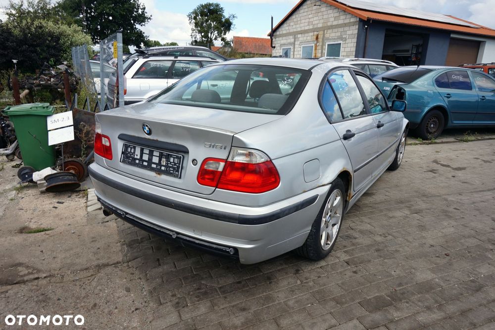 BMW 3 E46 SEDAN 2000 354 1.9 8V M43B19 118KM S5D250G-TBDH SREBRNY na części - 5