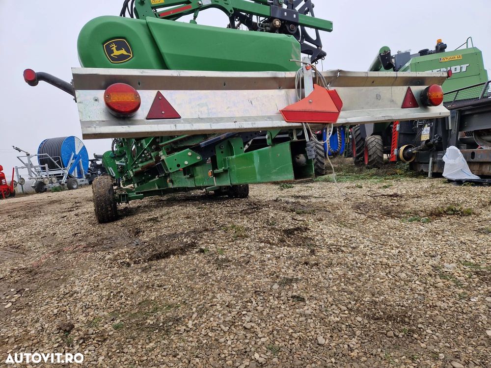 John Deere 630X HEADER PAIOASE si CARUCIOR TRANSPORT  ZURN SWW500-630X - 21