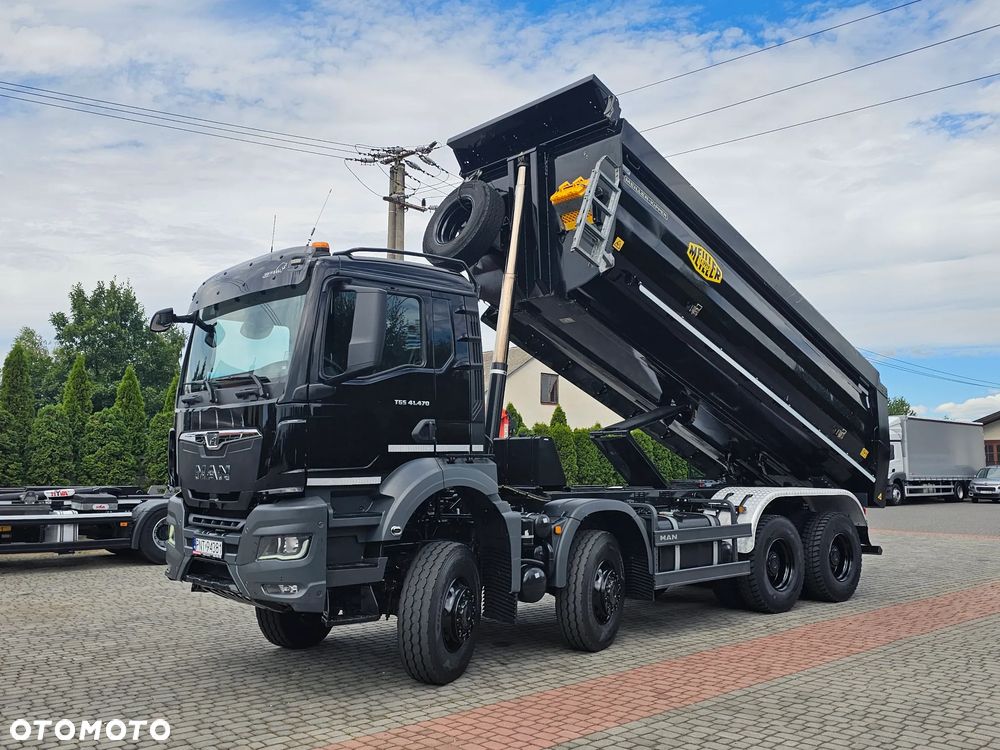 MAN TGS 41.470 8X8 WYWROTKA MEILLER KIPPER SALON PL Przeb.tylko 62tyś.km - 2