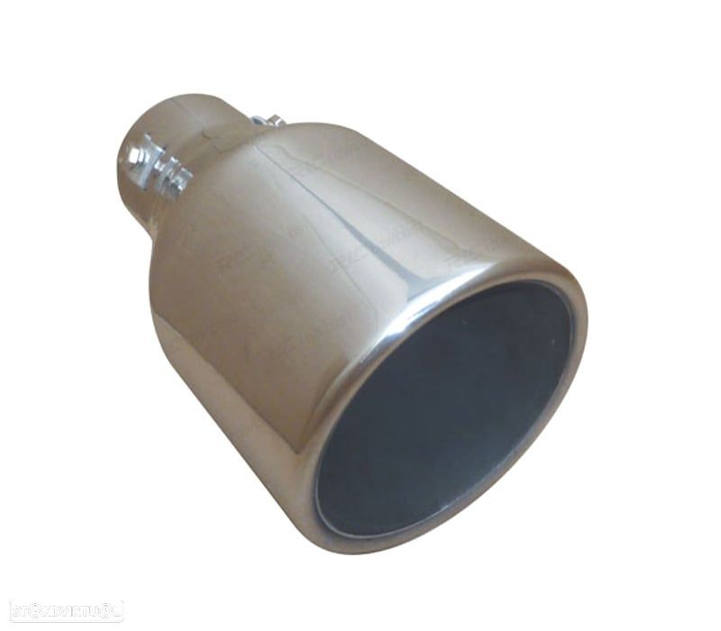 PONTEIRA DE ESCAPE REDONDA 102MM INOX - 1