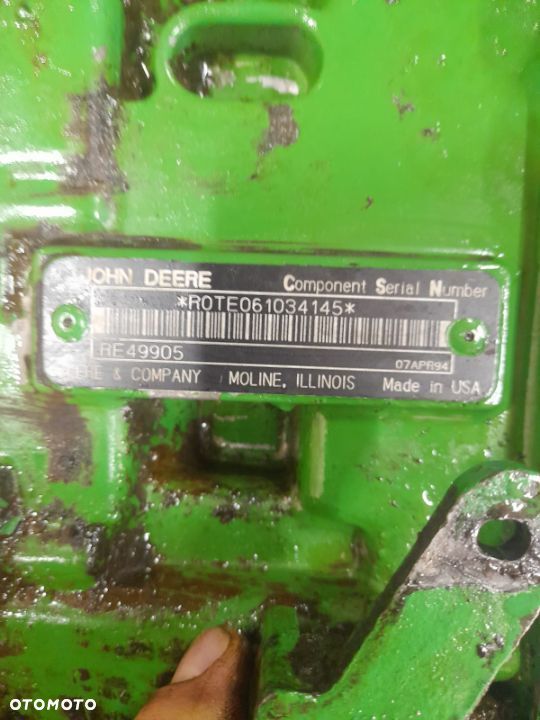 John Deere 6300 6400 Skrzynia Power Quad 6200 6100 kosz wałek obudowa - 2