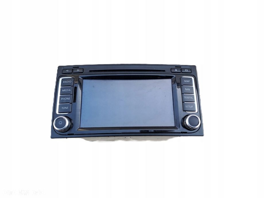 VW TOUAREG 7L LIFT VW T5 RADIO NAWIGACJA FABRYCZNA 7L6035680B - 1