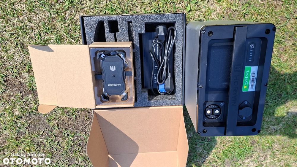 Bateria Horwin 72V 36 Ah+Ładowarka-Uchwyt-Kask-Bryle-Czapka-Nowe - 2