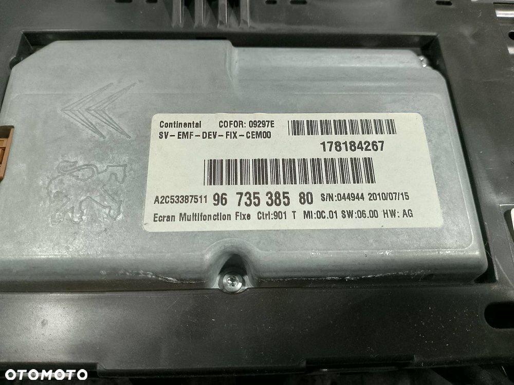 LICZNIK CITROEN C4 PICASSO 9666852780 1.6 HDI - 2