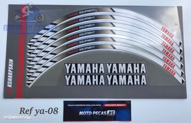 Fitas para jantes autocolantes rodas Yamaha r1 r6 mt r3 r25 xj tmax - 7