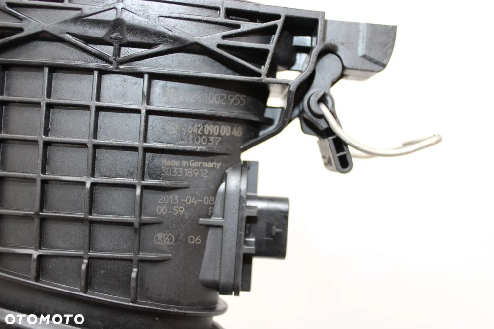 Przepływomierz dolot turbiny stan BDB OE Mercedes W212 W218 A6420901642 - 17
