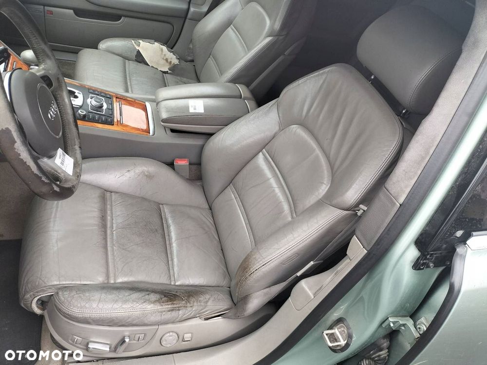 FOTELE KOMPLET LEWY PRAWY KANAPA TYŁ + BOCZKI AUDI A8 D3 ELEKTRYCZNE - 2