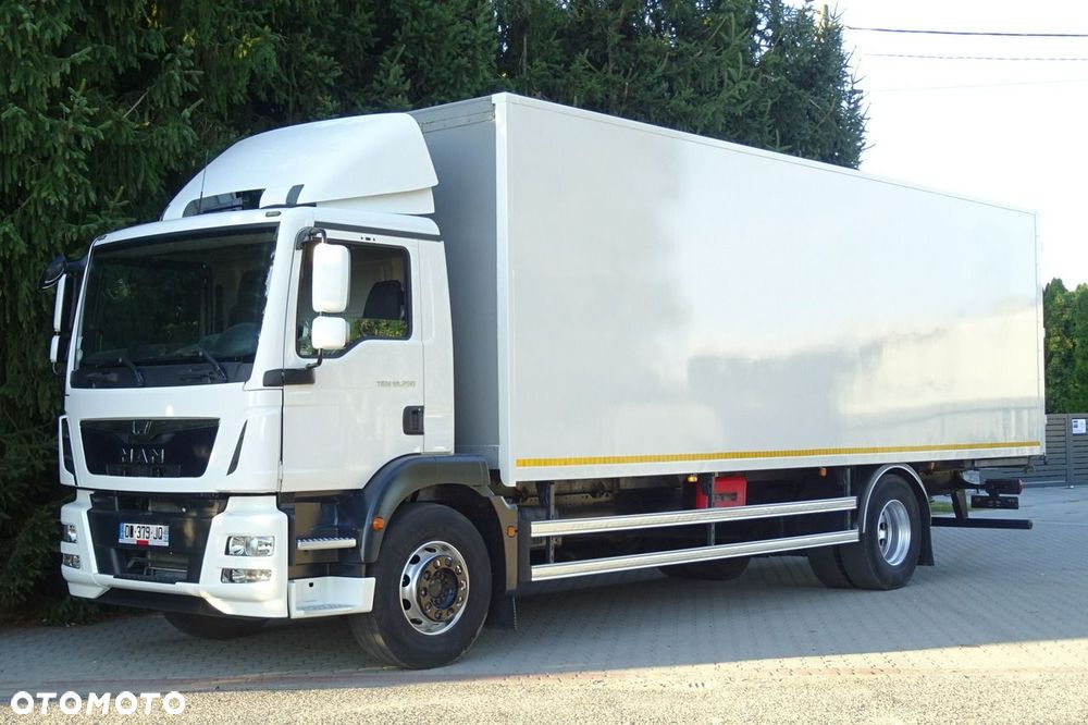 MAN TGM 18.290 Euro 6 kontener firanka 20 pal Sprowadzony klima - 1