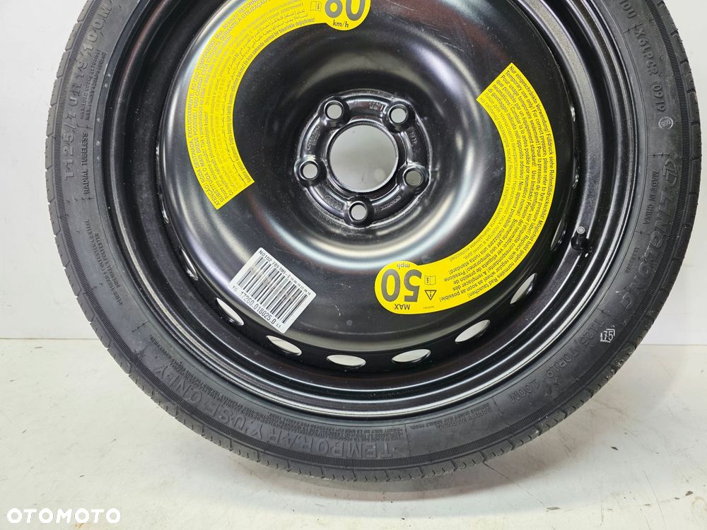 KOŁO DOJAZDOWE DOJAZDÓWKA AUDI A4 B9 A5 8W 8W0601027C 125/70R19 ET22 - 3