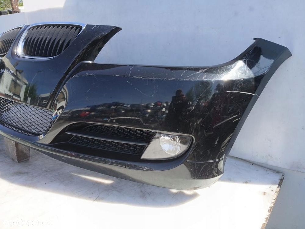 ZDERZAK PRZÓD PRZEDNI BMW 3 E90 E91 LCI LIFT 08-12r. CZARNY 7143745 - 2
