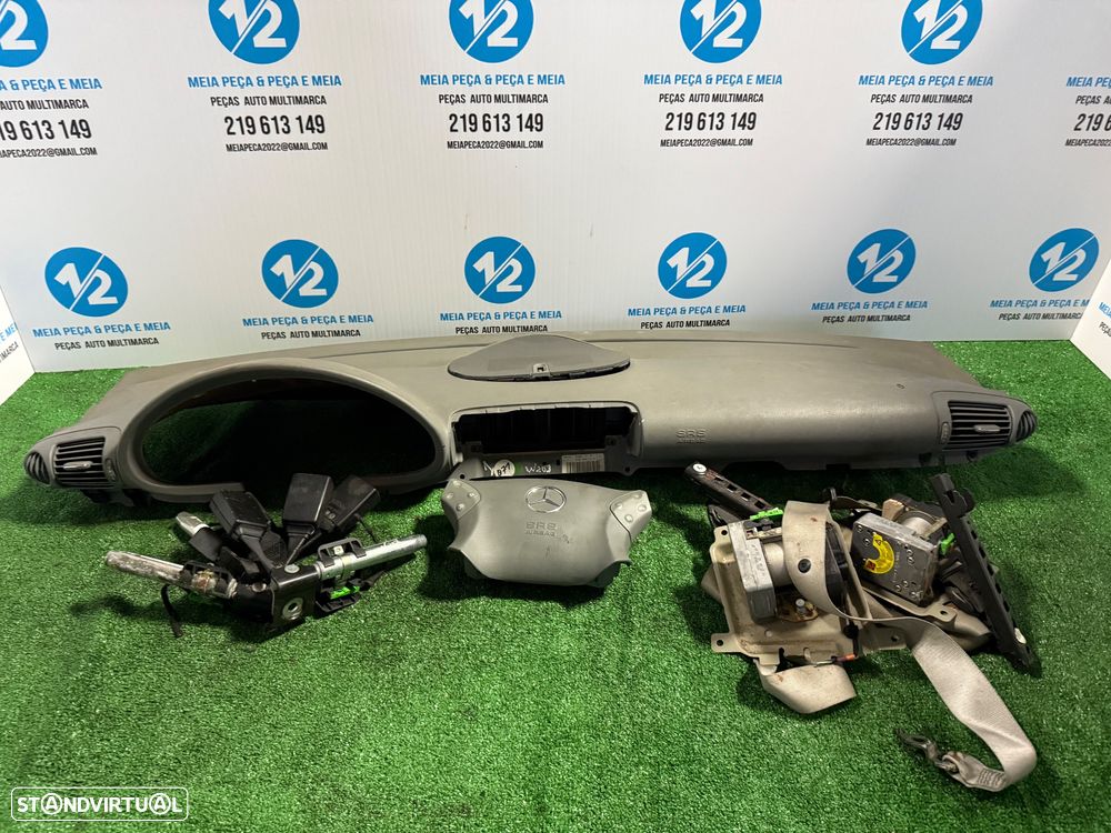 Kit Air Bags Mercedes W203 em cinzento - 1