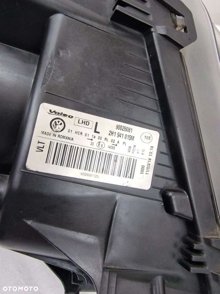 VW AMAROK 2H1 09-16 LEWA LAMPA ZWYKŁA PRZEDNIA , NR 2H1941015M , NR AUKCJI LL404 - 17