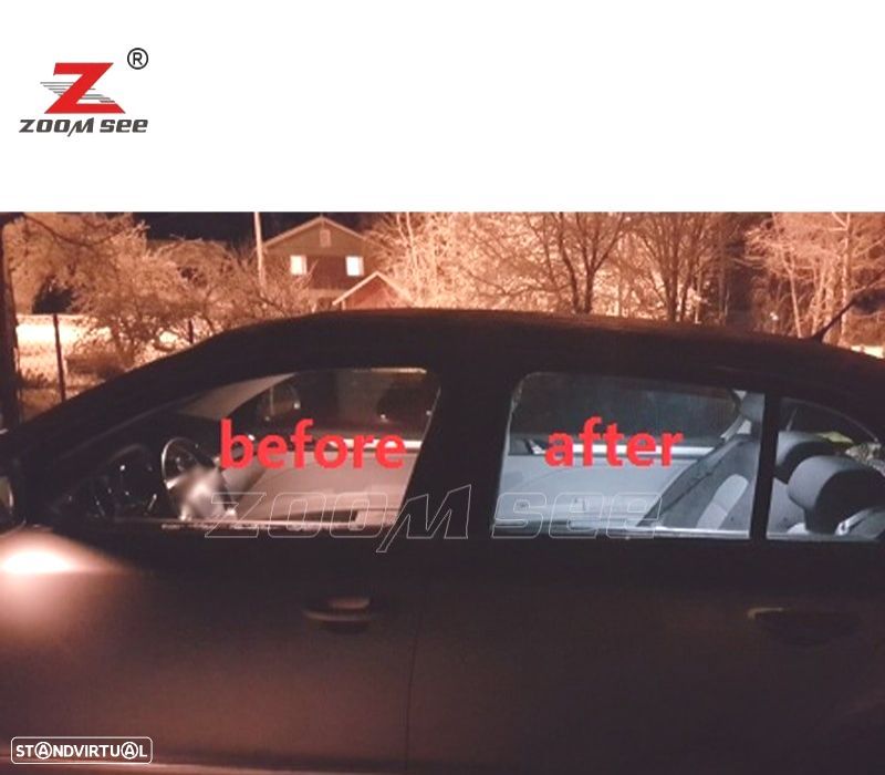 KIT COMPLETO DE 21 LÂMPADAS LED INTERIOR SKODA FABIA SEDAN MK2 MKII 3T4 09-15 - 5