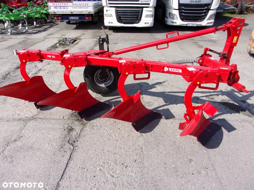 Akpil Pług obrotowy KM-180HP, KM-80R, Mix-Due, KM-80, Euro-Masz PO-4, POM4,  Bomet U-064/1, Pług jednobelkowy Akpil Mix-40, Wirax U018, Euro-Masz PJ4, PJR-4, PJM-4, Pług zagonowy - ramowy Akpil CZH350, CZH400, Euro-Masz Atlas PZ-3, PZ4 - 28