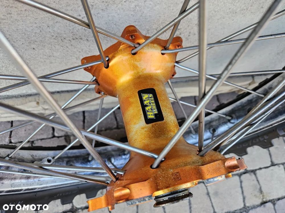 KTM EXC SX SXF FELGI KOŁA PRZÓD OŚ 26mm TYŁ 20mm PIASTY HAAN 450 400 250 125 530 350 KOŁO EXCEL KOMPLET LUB OSOBNO - 11
