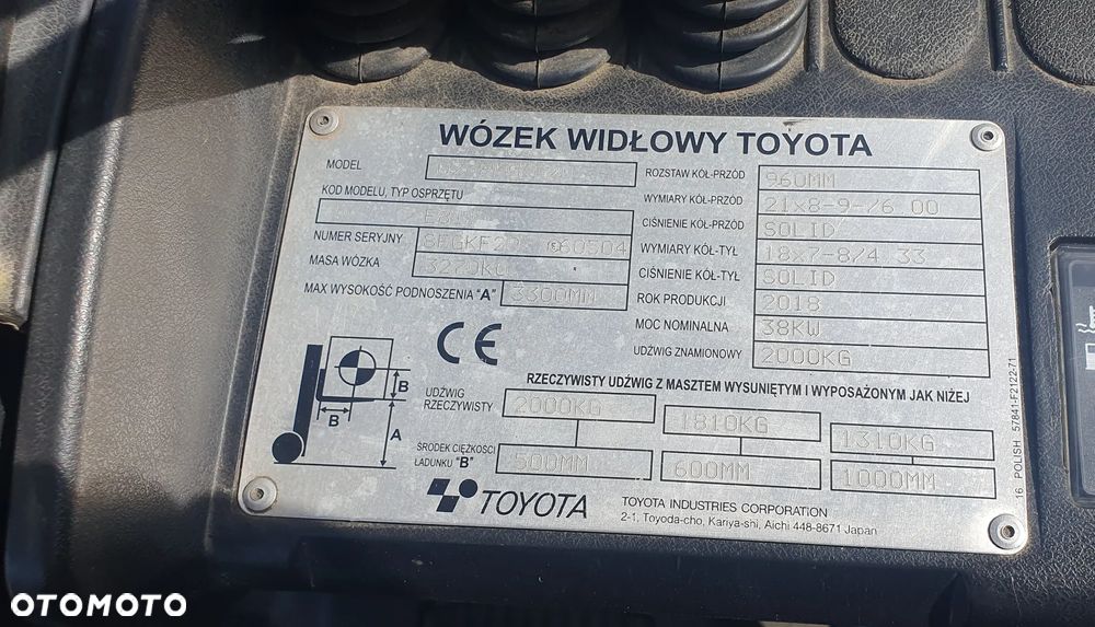 Toyota 02-8FGKF20 - 10