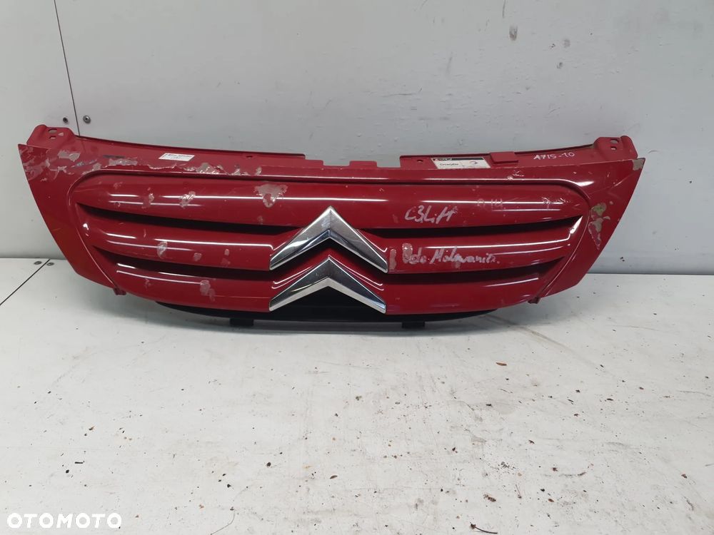 citroen c3 lift fl 9653053777 grill przód przedni atrapa przedniego zderzaka do malowania! brak klaru - 4