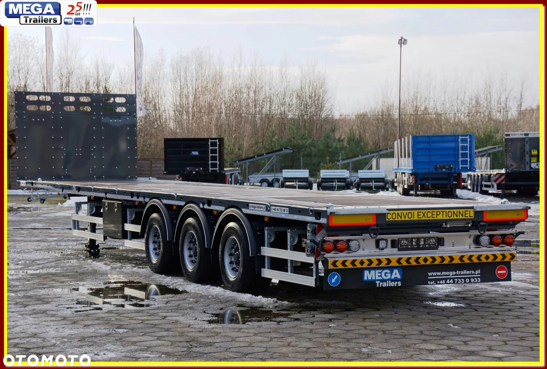 Inny Platforma 19,5 osie, budowlana 13.60 m, ADR EX2, EX3, FL !!! - 8