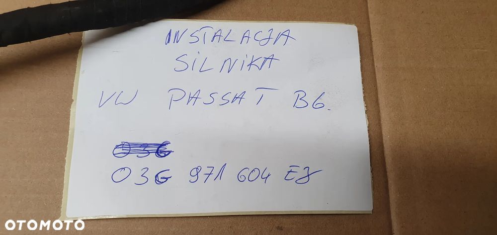 Wiązka instalacja silnika VW Passat B6 2.0 TDI 140KM 03G971604EJ - 14