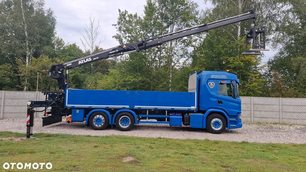 Scania ''S''  G 450* 6x2*+DŻWIG KRAN HDS ATLAS 206.3VE  WYSÓW 11,2m * Sterowanie Radiowe* ROTATOR* CHWYTAK do PALET* Skrzynia 6.8m* 298000km - JAK NOWA* z NIEMIEC - 19