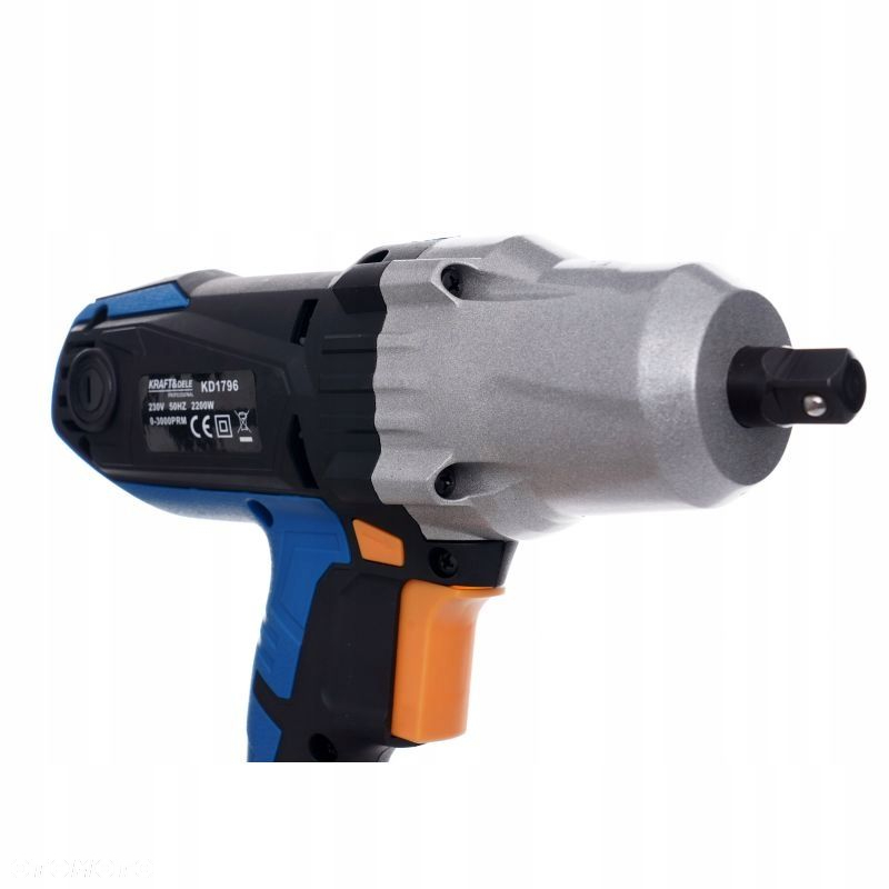 ELEKTRYCZNY KLUCZ UDAROWY 2200W 700Nm 1/2" DO KÓŁ WALIZNA  NASADKI KRAFT - 11