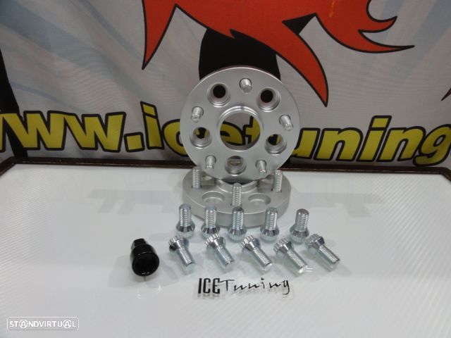 Espaçadores 20MM para conversão / alteração de furação 5x100 - 5x112 para Audi, Seat, VW BC 57.1mm - 1