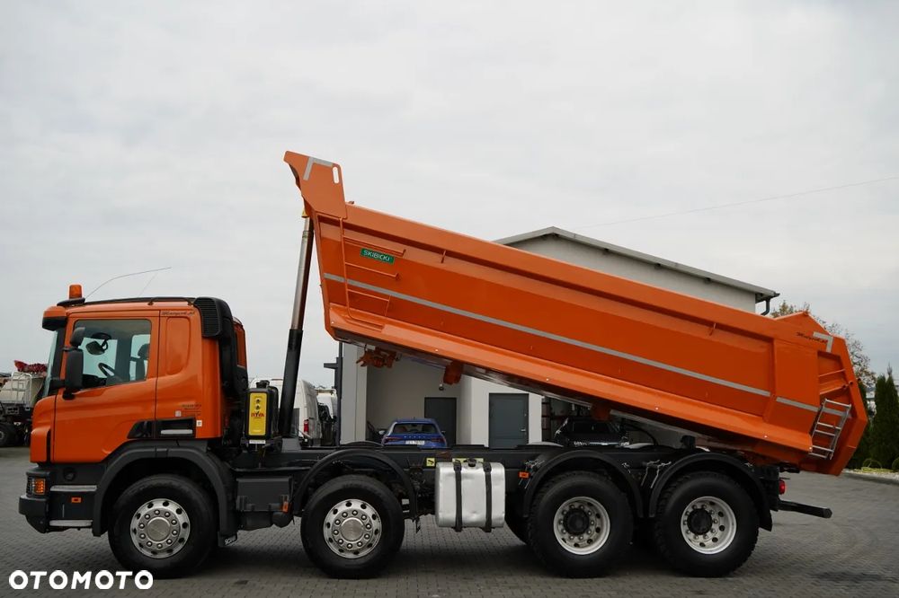 Scania P 410 / 8x4 / WYWROTKA TYLNOZSYPOWA / ALUFELGI / OPONY 100% / MANUAL / ŁADOWNOŚĆ 21 T - 5