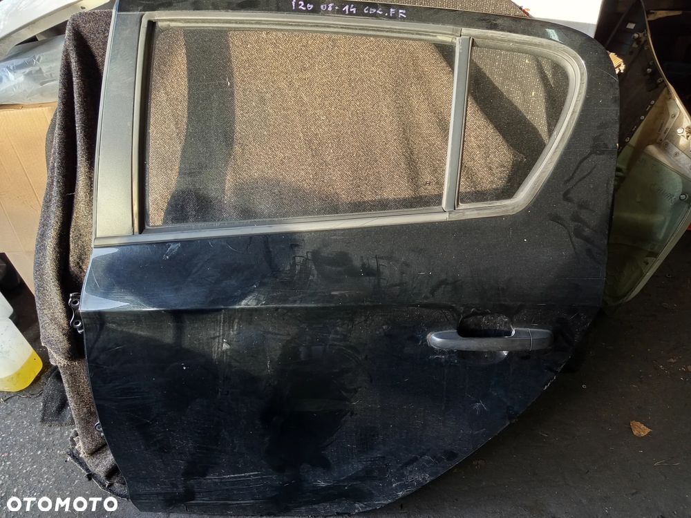 HYUNDAI I20 08-14 OSPRZĘT DRZWI LEWE TYLNE SZYBA PODNOŚNIK ZAMEK BOCZEK KLAMKA - 1