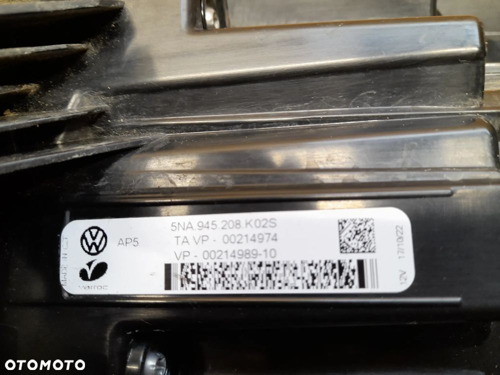 VW TIGUAN  II 2 IQ LIGHT LIFT LED LAMPA PRAWA TYLNA 5NA945208K - 5