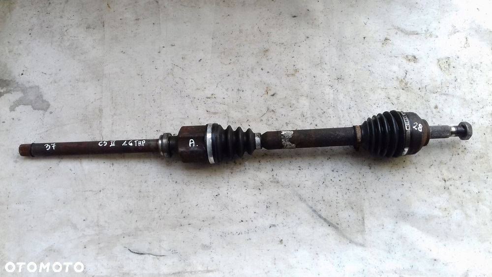 półoś prawa długa automatyczna szkrzynia citroen c5 iii x7 1.6 thp 07- - 1