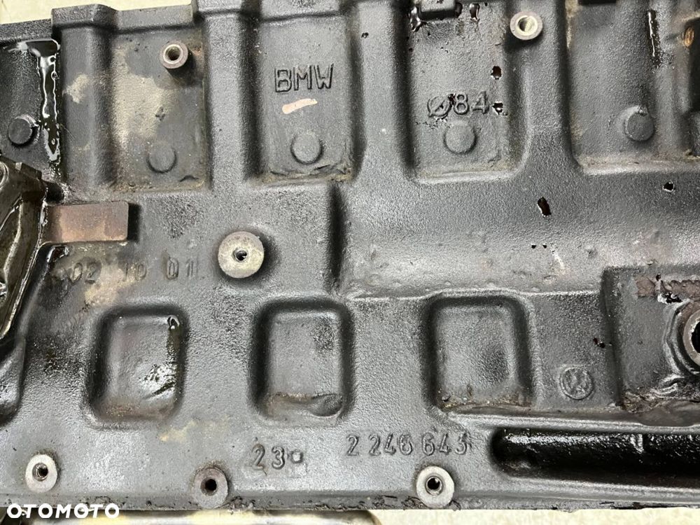Blok silnika BMW E38 E39 E46 E52 X5 E53 95-06r. 3.0d M57D30 dół silnika wał tłoki 2246643 - 9