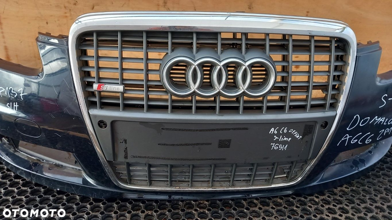 AUDI A6 C6 S-LINE ZDERZAK PRZÓD  SPRYSKI LZ7R - 5