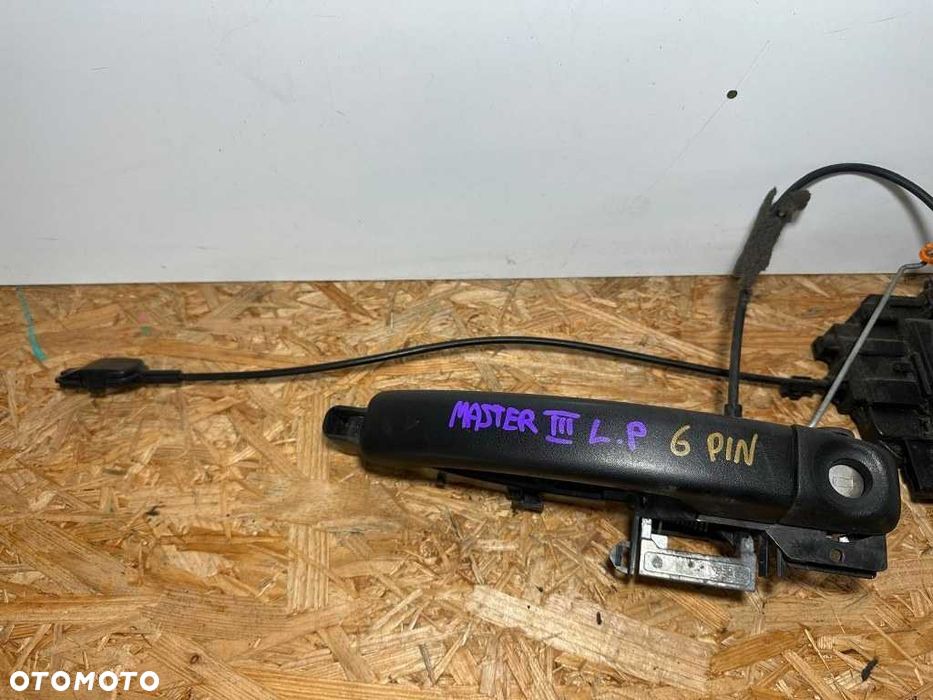 zamek drzwi lewy przód klamka linka renault master iii movano b nv400 - 3